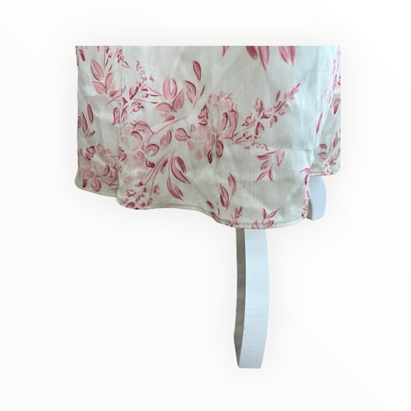 Sachin + Babi Chelsea One Shoulder Gown Sz 6 Rouge Rose Watercolor - Picture 8 of 10